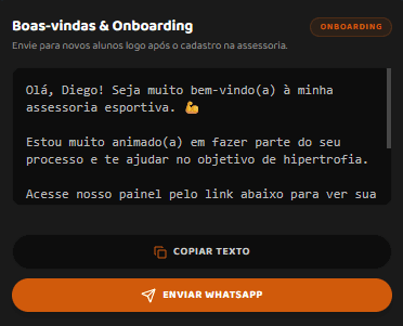 Dispare mensagens preview