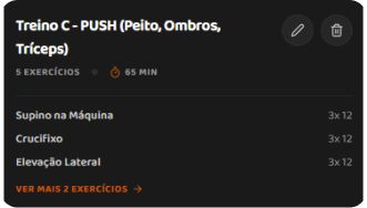 Prescreva treinos preview